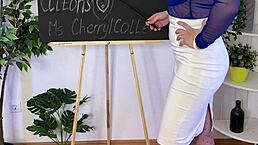 Hot Milf In Lingerie Teaches Clitoris Play With Curvy Domination