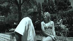 I-I saw this blonde teen take a monster cock, it was gaping!