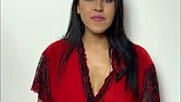 Bia Hot Plays with Huge Toy in Lingerie