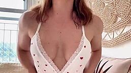 Guided jerk off with dildo and toys.