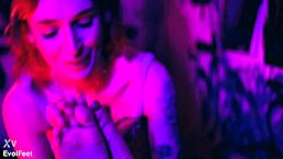 Worshipping Sexy Feet of Bia Roman and Sam Quinn in Bondage