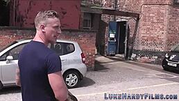 British Skank in Stockings Gets Nailed in Hardcore Threesome