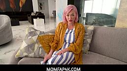 Hey, stepson, want your pink-haired stepmom to seduce you POV?