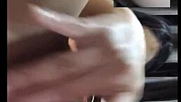 I watch the Thai girl masturbate for my Indian dick.