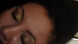 bbw gets her mouth filled by huge black cock while old cuckold watches