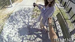 filling scarlett sawyer's mouth with cum in this hardcore scene