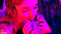 Worshipping Sexy Feet of Bia Roman and Sam Quinn in Bondage