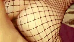 close-up gaping ass holes and rough stocking slut