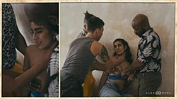 Hardwerk Triptychon I: Clothes Ripped Blowjob Interracial Cunilingus Sex Double Penetration Muff Diving Missionary Pussy Riding