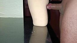Sally gets ANAL sex on desk, I cum between thighs.