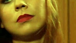 The big ass lesbian slave feels intense pleasure as she's spanked and kissed by the dominant madame.