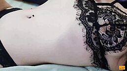 Homemade foot licking and massage with big tits