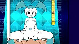 Jenny Teen 18+ Rides Hard in Wild Robot PPPPU Action! 😍