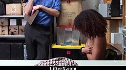 the suspect is then detained and brought back to security room - lifterx