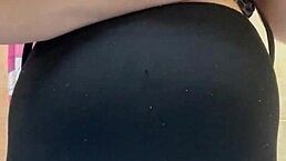 My slut stepmom shows big milky tits in the shower