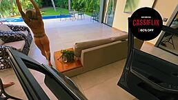 naughty firefighter puts out her ass fire with hot cum