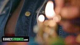 Seducing our new stepdaughter into a twisted forbidden threesome - familystrokes ft bridgette b & vanna bardot