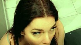 teen CUMSLUT sucks and FUCKS stranger BEHIND school vending machine