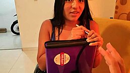 Government worker receives milk in casting interview