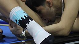 hermanastro teaches latina hermanastra billar tricks before getting wild in spanish porno session