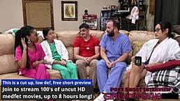 Aria Nicoles gets her yearly physical from Doctor Tampa.