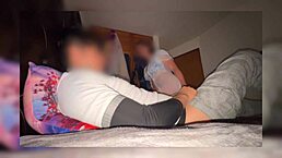 madrastra catches hijastro jerking off, everything's recorded in wild mexican homemade clip.