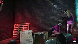 Cosplay foursome: big cocks vs tight pussies in stockings.