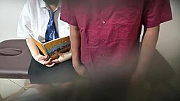 teacher sneaking around with student in college affair! 😱