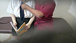 teacher sneaking around with student in college affair! 😱