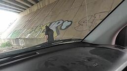 i saw a cute skinny girl under the bridge and offered money to fuck her bareback