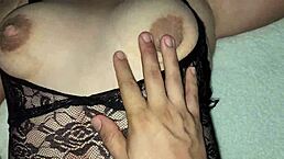 That's how my sister-in-law enjoys her wet pussy close-up!