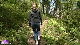 Why Did This Girl Strip Naked In The Forest For Public Fingering?