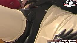 European BBW Domina In Latex Fetish Meeting