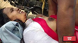 Indian Couple Shares Passionate Outdoor Moments