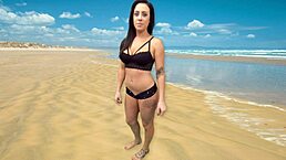 Brandy Banks poses for photos, her asshole showing – ready for doggystyle anal?