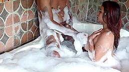 In the jacuzzi, my stepfather fucks me hard in the ass while his wife is at work