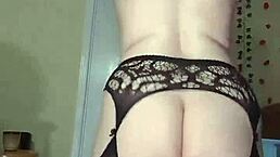 Curvy Babe Strips and Fingers Big Pussy to Squirt for You!