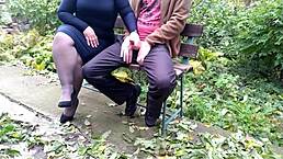 our dirty hobby is cumming on the street with big natural tits and ass