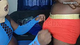 Big Black Dick Teasing Big Black Ass? African Creampie Action!