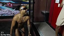 Husband Shares His Wife May Akemi With A Black Stud Dtw8138