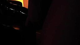 Goth femdomina feels intense gagging pleasure