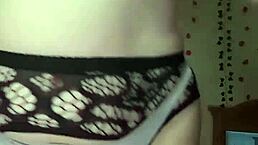 Curvy Babe Strips and Fingers Big Pussy to Squirt for You!