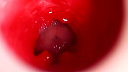 She fills camera with cum in anal creampie