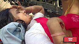 Indian Couple Shares Passionate Outdoor Moments