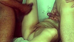 Wife surprised by huge black cock in prank, moans loudly.