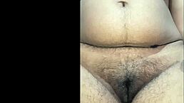 I watch my cute indian step mom pissing in the bath room.