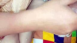 Indian girlfriend sucking cock and getting fucked hard