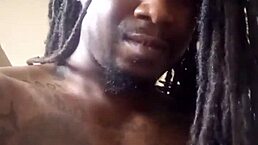 Masseuse jacking muscular husband's big cock