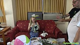 Luna Lips gets her pregnant pussy gangbanged by horny cocks.