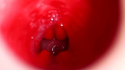 She fills camera with cum in anal creampie